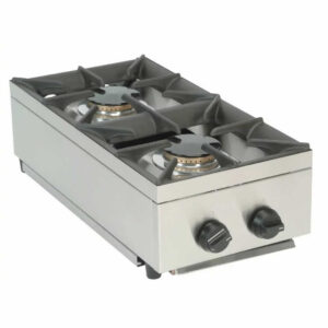 2 burner lpg hob mobile catering equipment
