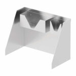 Mobile Hand Wash Station with Spashback Soap & Paper Towel Holder F63/501 - Image 6