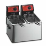 FriFri Eco 4 + 4 Electric Counter-top Twin Tank Fryer - 2 Baskets