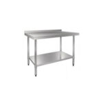 Stainless Steel Upstand Table 90cm