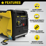 Petrol Inverter Generator 3600 Watt 500987-UK - Image 2