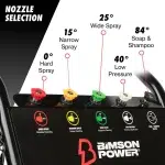 Power Petrol Pressure Washer 180 Bar (2900 PSI) 9 LPM - 8m hose - Image 3