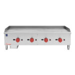 4 Burner Heavy Duty 20mm Plate NG/LPG Gas Griddle – 120cm/48″