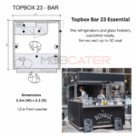 Topbox Pop-Up Bar & Café Unit Indoor Outdoor  Opens in 90 Seconds - Image 3