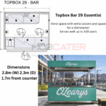 Topbox Pop-Up Bar & Café Unit Indoor Outdoor  Opens in 90 Seconds - Image 2